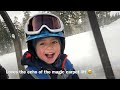 3 year old learning how to ski teach your toddler how to ski tutorial vlog