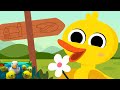 The Ducks Go Waddling | Count Up To Ten | Super Simple Songs|kushulearning