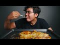 dagingnya melimpah mukbang beef lasagna terenak 🤤