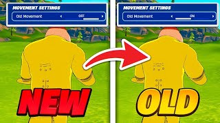 How To Get The Old Movement Back in Fortnite Chapter 5