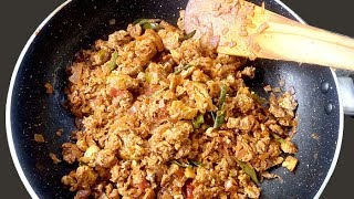 ஹோட்டல் ஸ்டைல் முட்டை பொரியல்  / Street food style Egg Poriyal / Masala Egg podimas