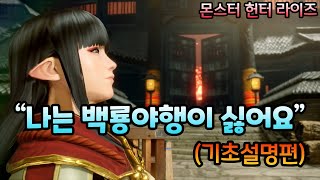 [몬스터헌터 라이즈] 몬린이들을 위한 백룡야행 도는 법!!