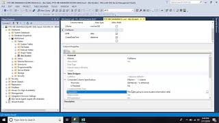 Create Table and Insert Data SQL 2017