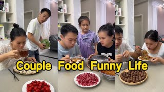 Fangjie, daily life of a couple, food and comedy