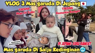 VLOG 3 MAS GARUDA DI JEPANG🇯🇵 KEDINGINAN MAS GARUDA MAIN DI SALJU TRISNA ROMANTIS JEPANG SERU BANGET