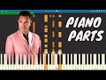 Robbie Williams - She's The One Piano Parts ONLY - Tutorial