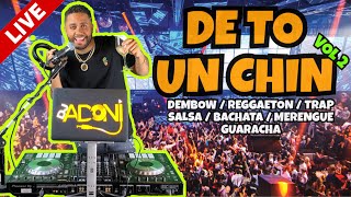 DETO UN CHIN MIX VOL 2 🔥 MEZCLANDO EN VIVO DJ ADONI 🎤 (Dembow/Reggaeton/Bachata/Salsa/Merengue/Trap)