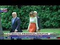 WATCH: President Trump, Melania and Ivanka Trump Leave The White House In Marine One (FNN)