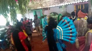 அதிபயங்கர தசராகாளி ஆட்டம்-Kulasai Mutharamman-Dasara Kali Aattam-Naiyandi Melam-Kali Aattam