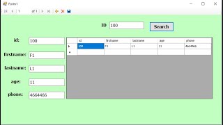 C# tutorial: The simplest way to connect c# with sql server(add new- save data- delete -search)