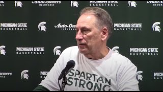 Tom Izzo Michigan State Indiana postgame (2-22-23)