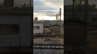 夕方の尾久車両センターの様子(詳しくは概要欄にて)　2025.1.16 #鉄道