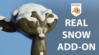 Quick & Realistic Snow in Blender! (Free Add-on)