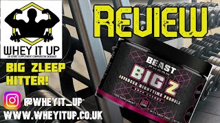 BEAST PHARM - BIG Z SLEEP AID - 3 MINUTE REVIEW! Levagen trailblazer!