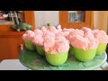 Traditional Indonesian Street food - Flower Cupcakes (Kue Mangkok)