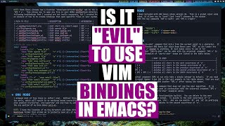 Is It "WRONG" To Learn Emacs With The Evil Bindings