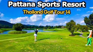 Beautiful Golf Course Review in Thailand! [Pattana Sports Resort Golf Club]