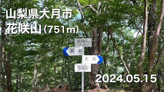 【登山】 山梨県大月市 花咲山 2024.05.15