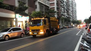 龜山區垃圾車KED-1907沿線播音收運(桃園市環境清潔稽查大隊) Taiwan Garbage Truck in Taoyuan city，Taiwan