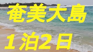 奄美大島1泊2日の旅です。