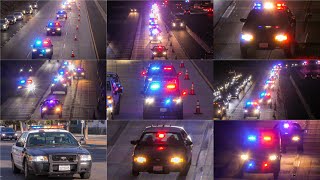 *LARGE CONVOYS* LAPD Responding Code 3 (Compilation 31)