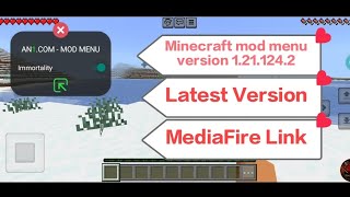 Minecraft Mod Menu Version 1 21 124 2 Latest Version God Mode Mediafire ...