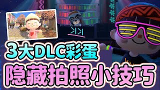 【动森攻略】超简单！教你用相机隐藏新功能拍自拍照｜3大DLC彩蛋【动物森友会】