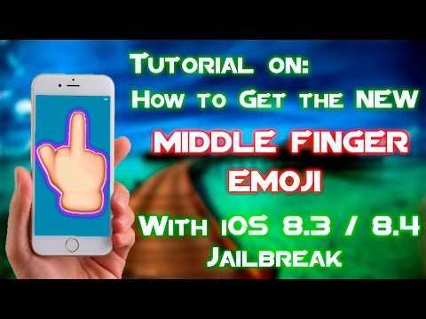 Tutorial: How to Get MIDDLE FINGER Emoji on iOS 8.3/8.4 Jailbreak Tutorial: How to Get MIDDLE FINGER Emoji on iOS 8.3/8.4 Jailbreak