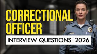 TOP 25 Correctional Officer Interview Questions & Answers 2026 - GET HIRED TODAY!