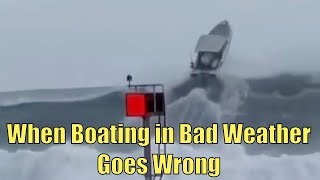 10 Bad Weather Boating Moments Caught on Camera | Boneheaded Boaters of the Week | Broncos Guru
