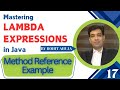 Example 10:  Instance Method Reference in Lambda Expressions