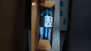 WS-858 Karaoke Microphone UnBoxing \u0026 Review  Under ₹ 199 | Wireless mic With speaker in 2021 #shorts