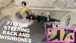 Fitting Steering Rack Wishbones & Bushes - Episode 5 - 1987 Volkswagen Caddy MK1 Restoration Project