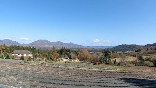 蒜山ハーブガーデンハービルの園内にある展望台からの風景