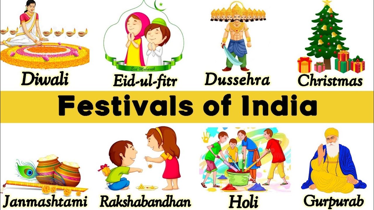 Festivals Of India | Festivals Name | Indian Festivals | Different ...