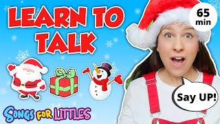 Learn to Talk with Ms Rachel | Baby Learning s | Toddler Speech | Christmas | Fi
