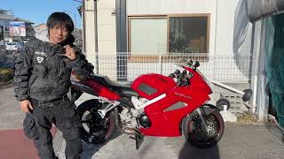 HONDA VFR800-2参考動画「素晴らしいワンオーナー車」