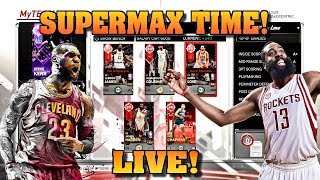 SUPERMAX LIVE! Nba 2k18 Myteam RUBY LEBRON, Westbrook and MORE!