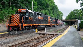 CSX And MBTA Transport Precision Locomotive Leasing Units Into Boston For MBTA! (June 2023)