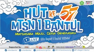 🔴 LIVE - PUNCAK ACARA HUT MTsN 1 BANTUL KE-57 (SABTU, 01 FEBRUARI 2025)