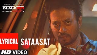 Sataasat Lyrical Video Song | Blackmail | Irrfan Khan | Amit Trivedi | Amitabh Bhattacharya