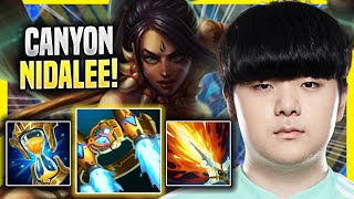 CANYON LITERALLY GOD MODE WITH NIDALEE! - DK Canyon Plays Nidalee JUNGLE vs Graves! | Season 2022