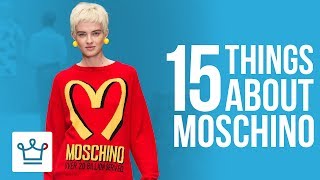 15 Things You Didn't Know About MOSCHINO