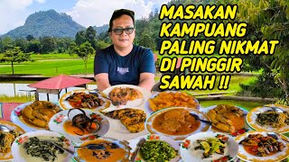 ADA MASAKAN KAMPUANG YANG NIKMAT DI PINGGIR SAWAH !!