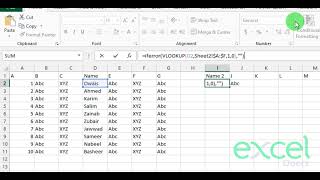 How to Sort and Synchronize two list together and align two set of Data in Microsoft Excel
