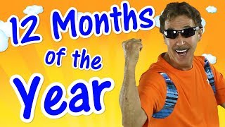 12 Months of the Year | Exercise Song for Kids | Learn the Months | Jack Hartman
