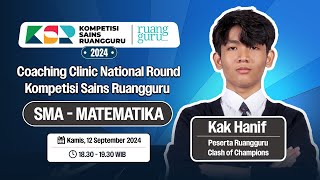 MATEMATIKA SMA - Coaching Clinic National Round | KSR 2024