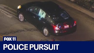 90-minute police chase across LA County's San Gabriel Valley