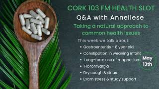 Cork 103 FM Health Slot May 13th