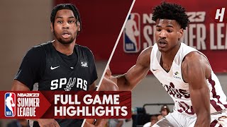 San Antonio Spurs vs Cleveland Cavaliers - Full Game Highlights | July 8, 2022 NBA Summer League